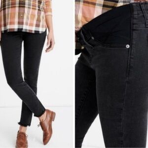 Madewell Black Maternity Skinny Jeans